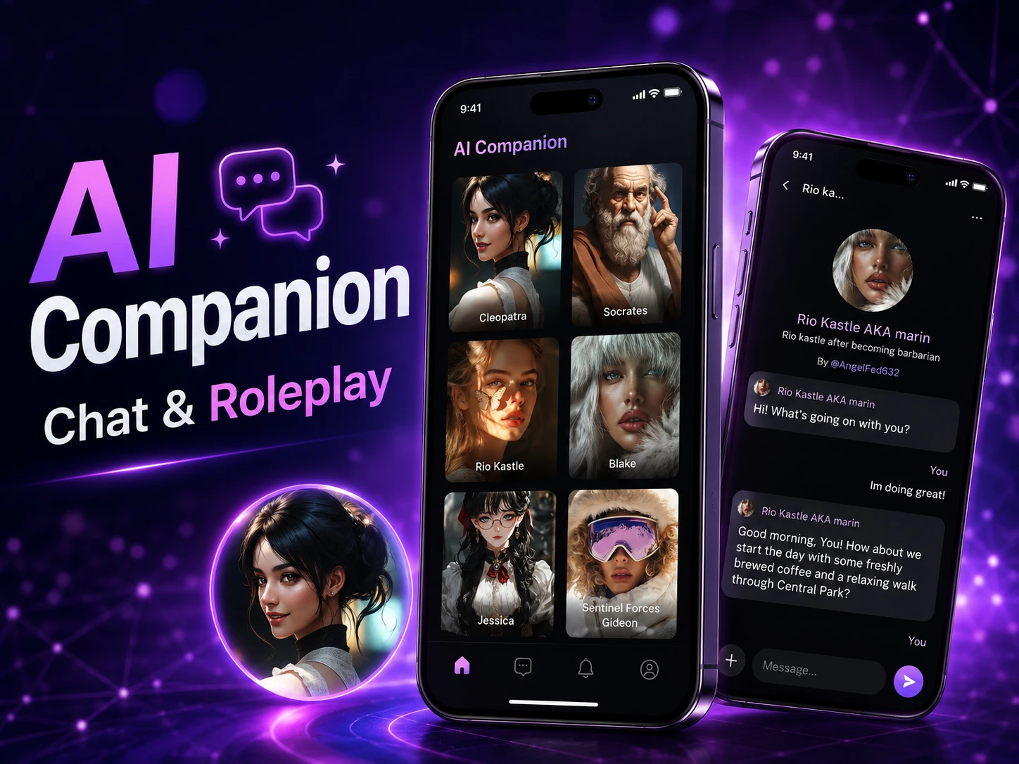 AI Companion Chat and Roleplay project thumbnail