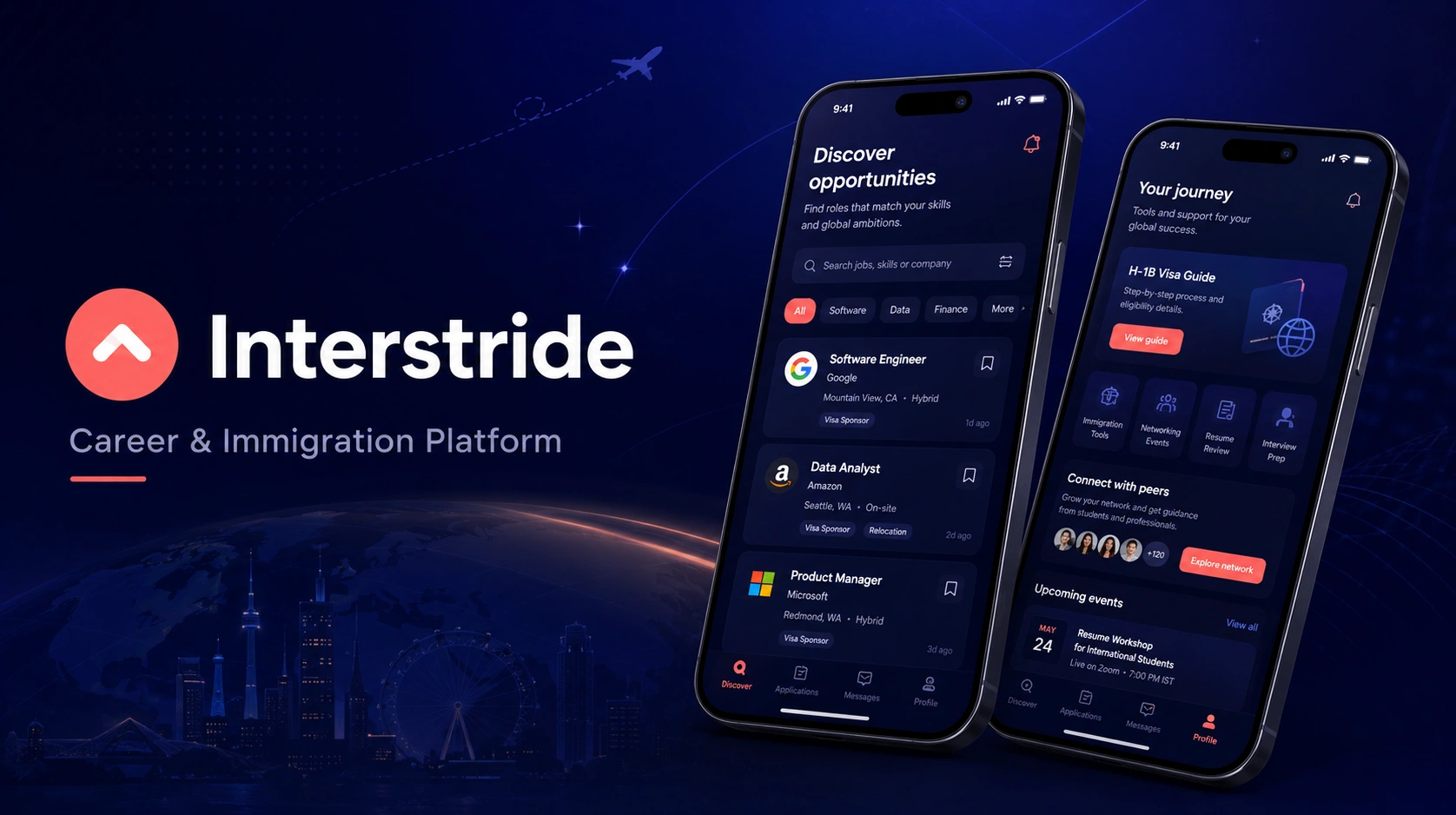 Interstride Career and Immigration Platform project thumbnail