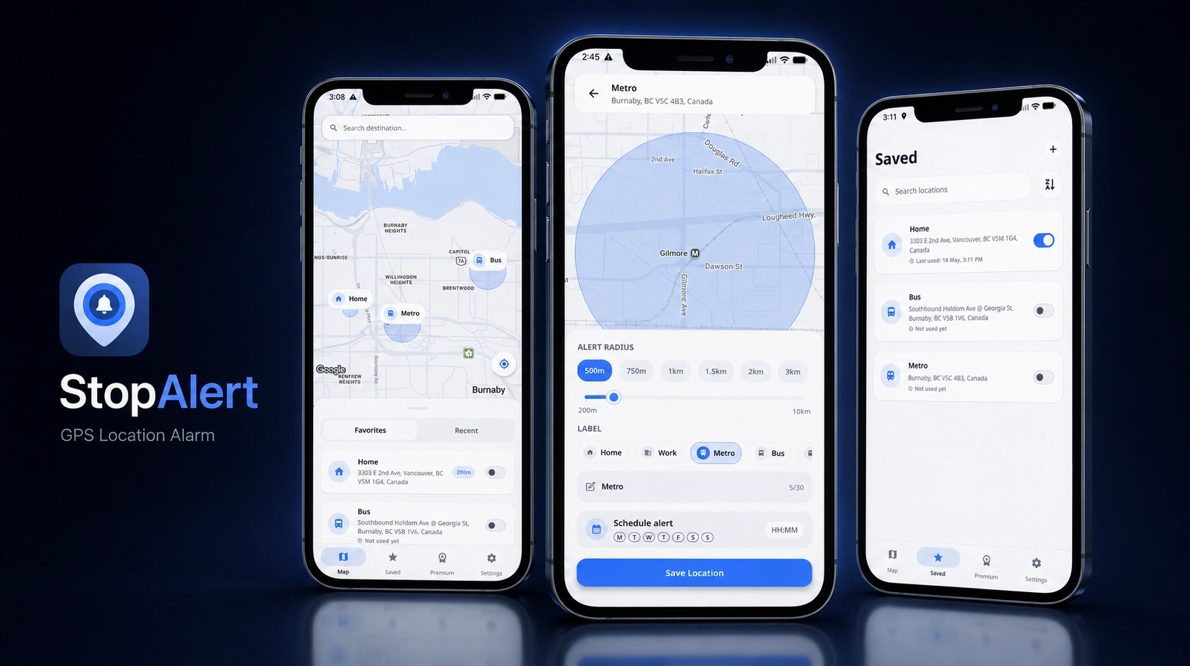 StopAlert GPS Location Alarm project thumbnail
