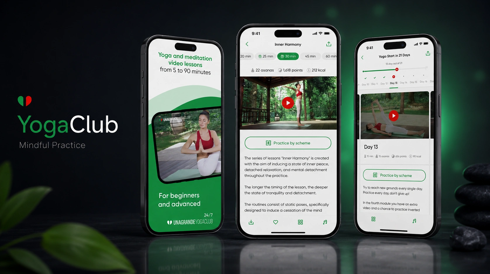 Unagrande YogaClub Wellness Platform project thumbnail